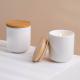 OEM ODM White Candle Ceramic Jars For Home Wedding Decoration