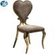 Event Heart Shaped Dining Chairs Wedding Banquet Chair Hotel Royal 50X59X102