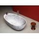Modern Shape Marble Natural Stone Sink Customized Size Easy Cleaning