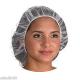 Breathable Invisible White Bouffant Hair Nets Single Use For Beauty Salon