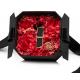 Black Rose Flower Gift Jewelry Box 0.406 Kg For Necklace Earring Ring