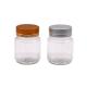 70ML PET Food Grade Delicate Plastic Capsule Pill Bottle with Gold Silver Cap Exporter