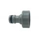 Grey Plastic Quick Connect Hose Fittings With IPS 3/4 Female Thread