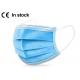 OEM 3 Ply Disposable Face Mask , 3 Layer Filter Face Cover With Elastic Earloop