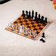 Acrylic Cut Out Shape Stylish Magnetic Custom Crystal Gaming Chess Set