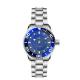 Silver 47.0mm Full Stainless Steel Watches Quartz Vogue For Men