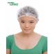 Disposable Cap Medical Round Cap Non Woven Surgical Mob Cap With Double Elastic