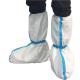 Medical Shoe Cover Anti Slip Non Woven PP+PE Waterproof Long Shoe Covers Disposable Medical Isolation PE Boot Covers