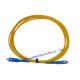 High Presion Ferrule Fiber Optical Patch Cord , SM Simplex SC-SC
