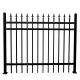 Garden Spearhead Fence Panels Tubular Steel Fence Galvanized Welded Wire Outdoor Metal 358