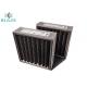 1 2 4 Available Pleated Panel Air Filters Black for Odor / Gas Filtration