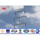 9m 200Dan Galvanized Conicial Power Transmission Poles For Electrical Line Project