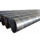 Oil Gas Anti Corrosion Spiral Ssaw Steel Pipes Water Transportation Round