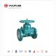 Manual Lined Diaphragm Valve , 2 inch Diaphragm Shut Off Valve Sulfuric Acid Use