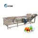 5000kg/h Fruit And Vegetable Processing Line , Water Bubble Cleaning Machine 5000kg/h
