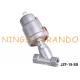 1/2'' Threaded DN15 Stainless Steel Y Type Pneumatic Angle Seat Valve