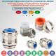 IP68 Waterproof Stainless Steel NPT Electrical Cable Glands with Silicone (Viton