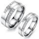 Tagor Jewelry Super Fashion 316L Stainless Steel couple Ring TYGR149