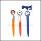 Hot Sale high quanlity Promotional printed logo ballpoint pen with sports ball gift