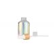 Electroplated Colorful Care Lotion Cream Spray Glass Pump Bottles With Bamboo Cap