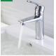 Chrome plated zinc single handle wash hand basin brass faucet
