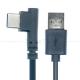 High Quality 90 Degree Right Angle USB to Type C  Data Charger Cable for Phone Tablet Camera