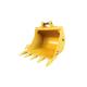 1.7-120 Tons Excavator Digger Bucket Heavy-Duty Rock Standard Types Available Parts Reinforced Plates