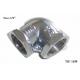TLC-1528 1/2-2Female brass elbow chrome plated NPT copper fittng water oil gas mixer matel plumping joint