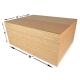 Multifunctional Wooden Lidded Storage Boxes Customized Shape Exquisite Design