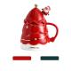 Christmas tree creative water sublimation cup ceramic mug coffee high-value couple sublimation cup