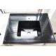 Black Color Epoxy Resin Sink With Drain Grooves Use For Science Lab Furniture
