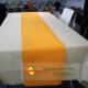 Disposable Premium Paper Tablecloths SGS 3Ply Yellow Paper Tablecloth For Rectangle Table