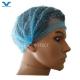 Disposable Blue 18g PP Clip Mob Bouffant Cap For Food Processing Disposable