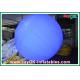 Blue Outdoor Inflatable Ball Customized With 12 Colors Led Lights