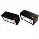 High Safety Lifepo4 12v 6ah Rechargable Battery , Black Case with Custom Size
