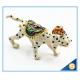 Dog Trinket Box Animal Jewelry Box Metal Pewter Enamel Gift Box Modern Home Decorative Gift Box SCJ057