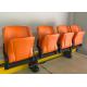 Retractable Tribune Seating Movable Stand With Plastic Folding Chairs