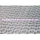 Flat/Crimped Stainless Steel 321 Knitted Wire Mesh 30  / 42  And Wire Diameter 0.011  Flat Bright Silver