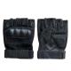 Half Finger XXL Hard-Knuckled Anti-Slip Palm Microfiber Leather Gloves for Protection