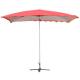 100% Fiberglass Frame Round Beach Umbrella Push Lift Black Fabric