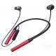Pluggable Memory Card Halter Magnetic Stereo Neckband Bluetooth Headphones Retractable