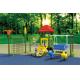 children game climbing playground, plastic outdoor slide with swing