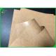 Stiffness 15g PE Coated 250gsm Brown Food Grade Paper For Disposable Bowl