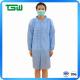Nonwoven Disposable Lab Coats ISO 13485 With Snap Button