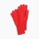 Slit Open Finger Cable Knit Gloves , Rib Cuff Knit Winter Gloves For Touch Screen
