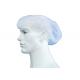 Non Woven Material Disposable Surgeon Cap Hair Nets Lightweight 10gsm Thickness