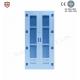 Blue Corrosive Storage Cabinet With Dual Doors Polypropylene Cabinet