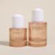 Frosted Clear Glass Dropper Bottles With Pipette Cap Skincare Packaging Container Serum Bottle