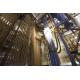 Electrostatic Spraying PP Booth Aluminium Profiles Vertical Powder Coating Production Line