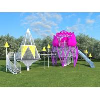 20 Meters Outdoor Childrens Climbing Equipment Weatherproof Custom Play Structure Equipment